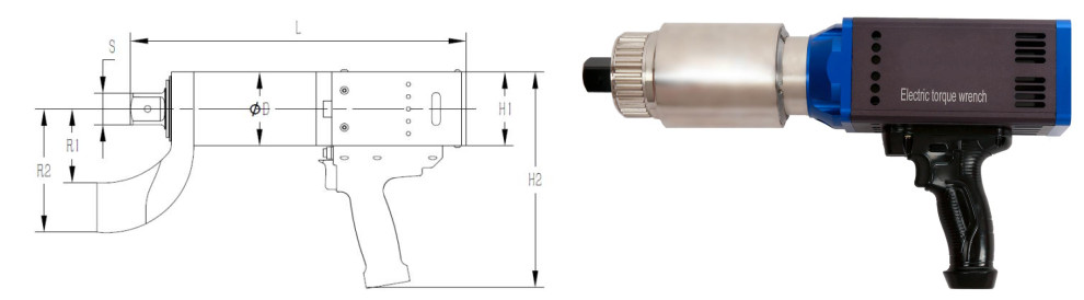 Súng siết bu lông STW-60 (900-6000 Nm) - Cờ lê lực, Kích thủy lực, Cờ ...